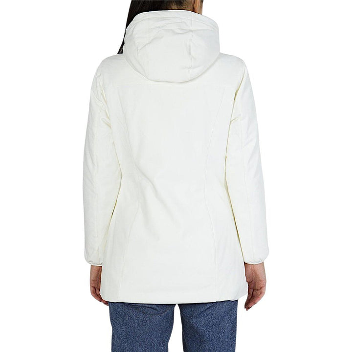 Yes Zee Sport Jackets - White Polyamide Coat