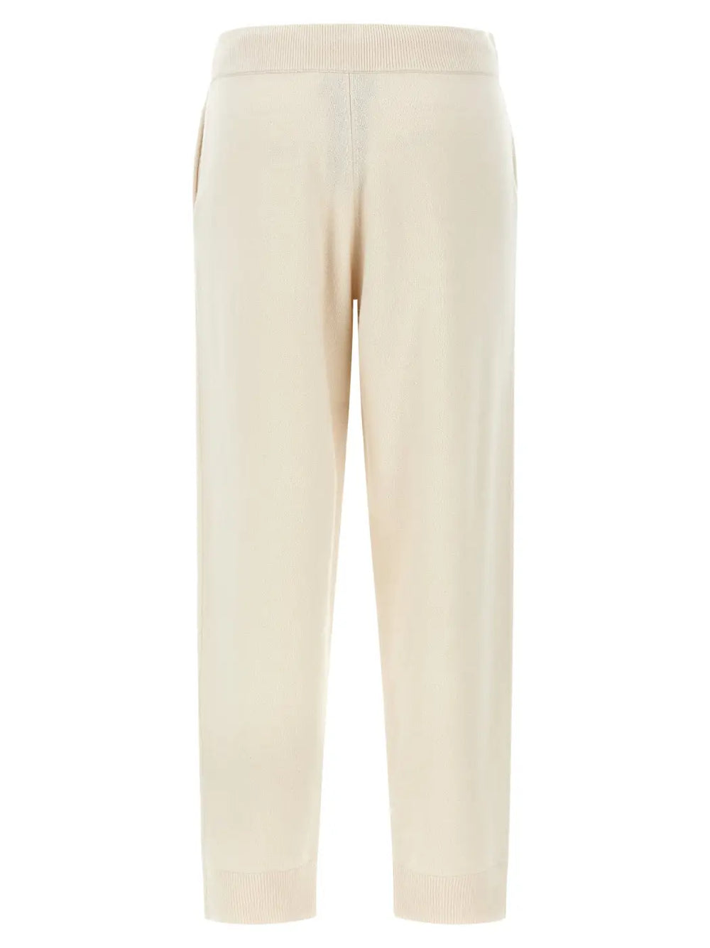 Yves Salomon White Wool Athletic Pants