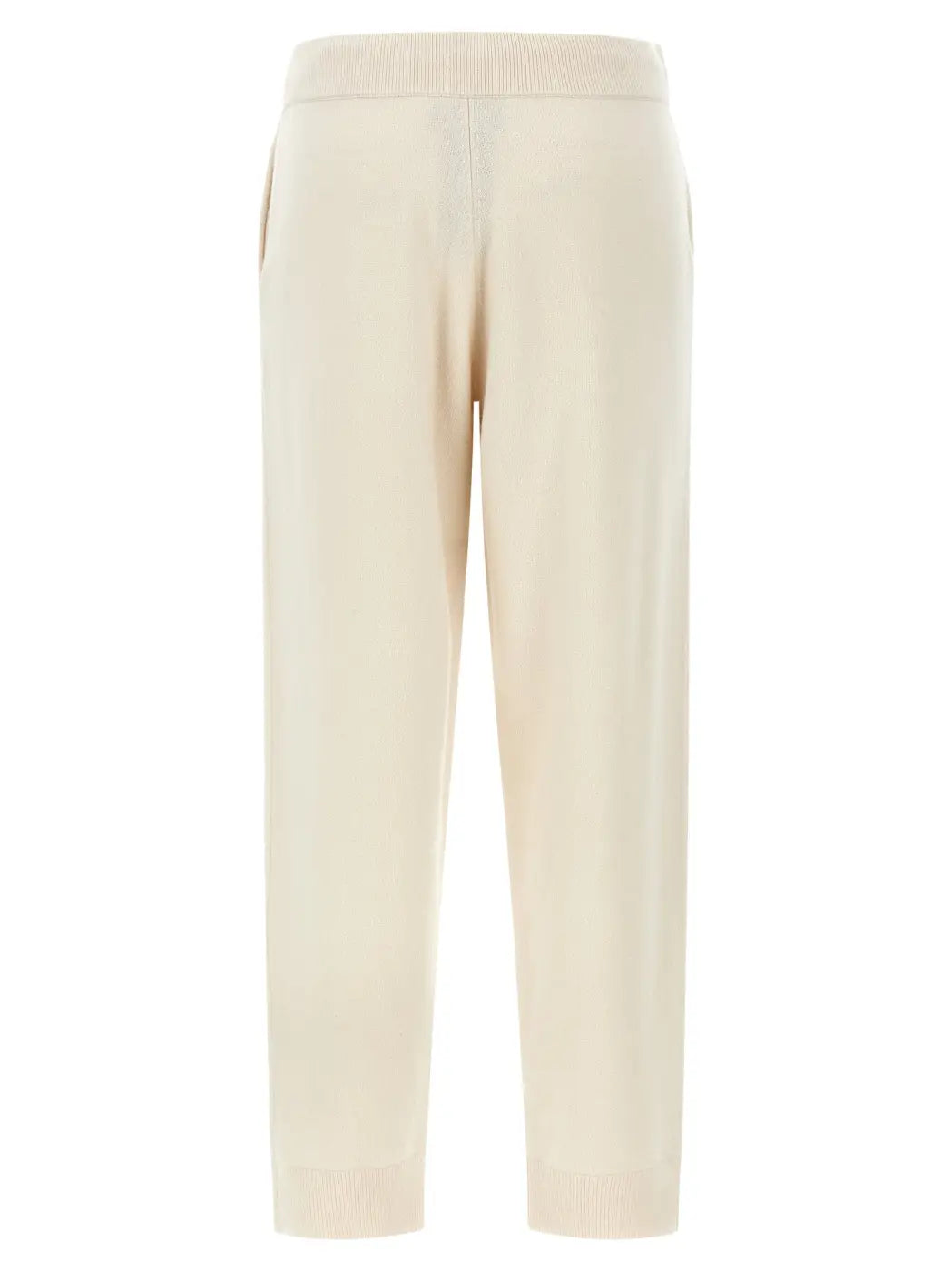 Yves Salomon White Wool Athletic Pants