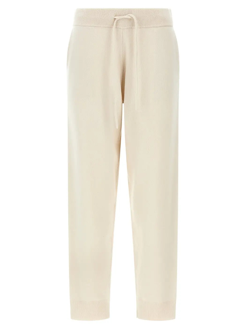 Yves Salomon White Wool Athletic Pants