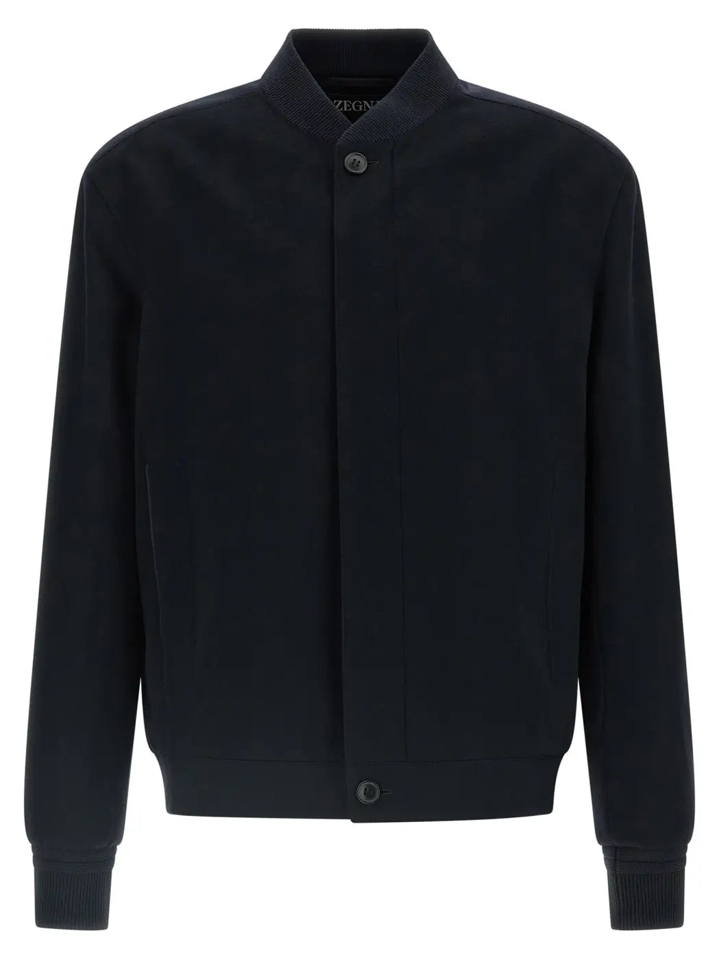 Zegna Blue Cashmere Bomber