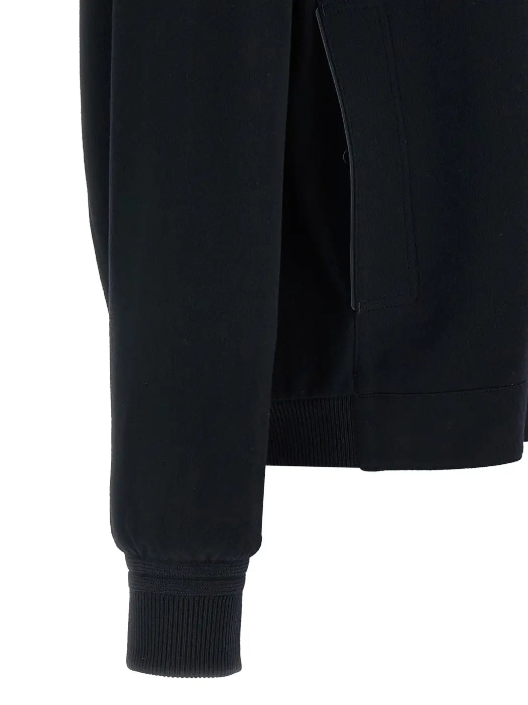 Zegna Blue Cashmere Bomber