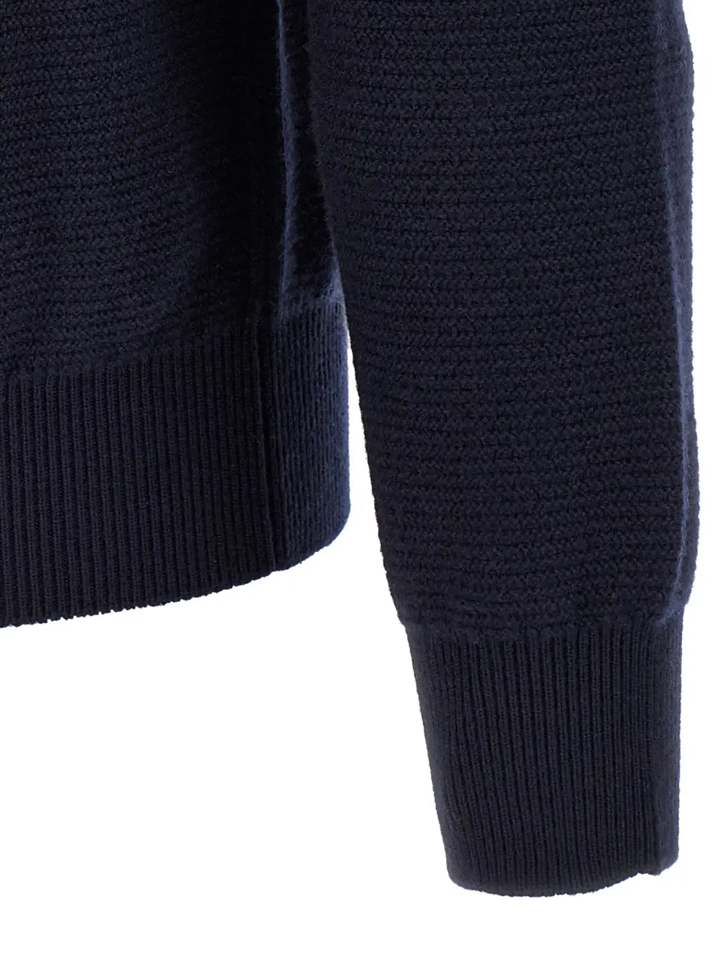 Zegna Blue Cashmere Polo Shirt