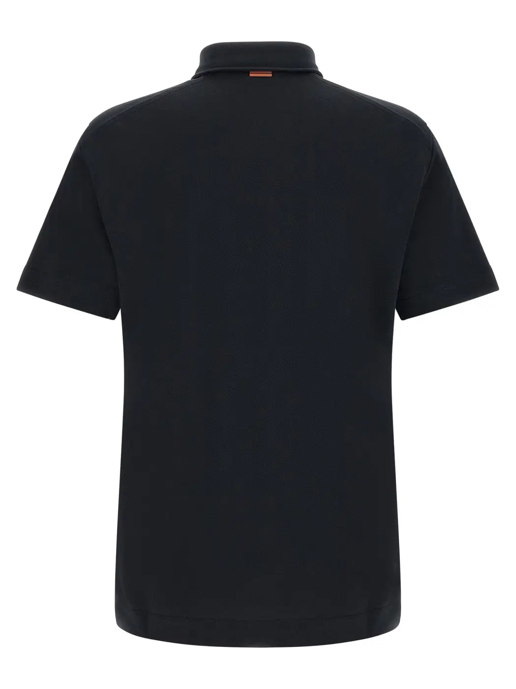 Zegna Blue Cotton Polo Shirt