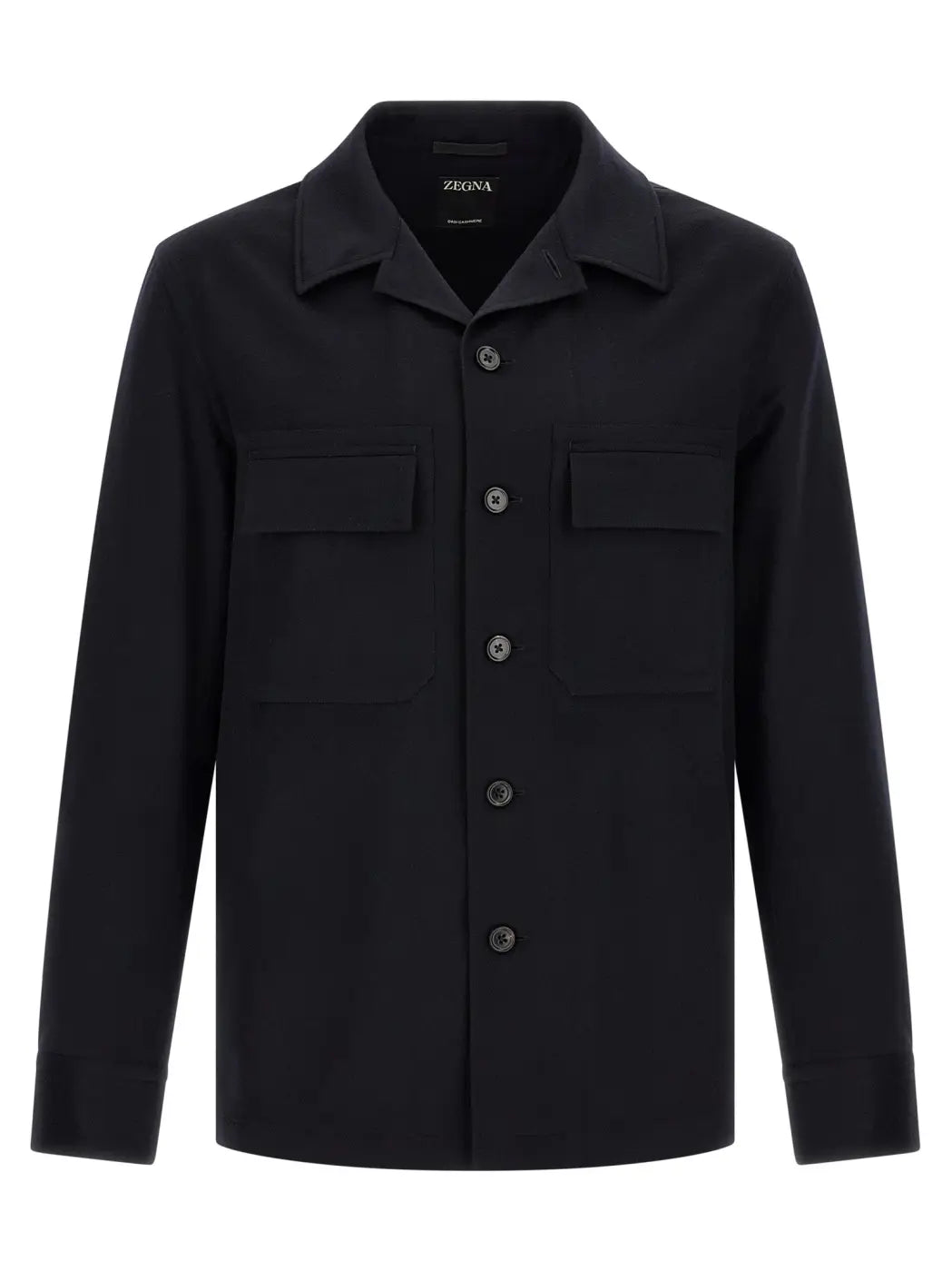 Zegna Blue Wool Blouse