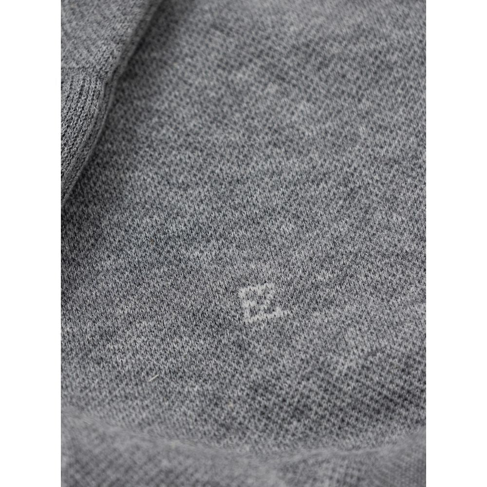 Zegna Gray Cotton Socks
