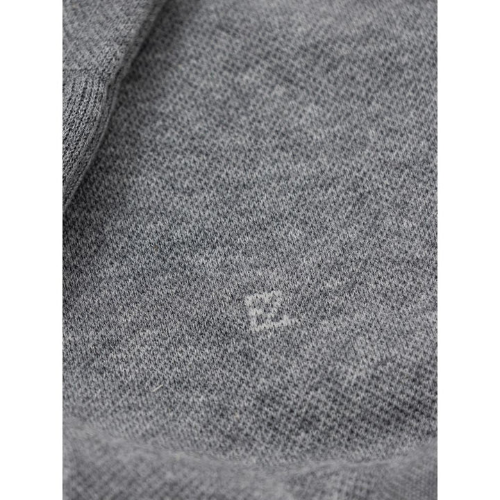 Zegna Gray Cotton Socks