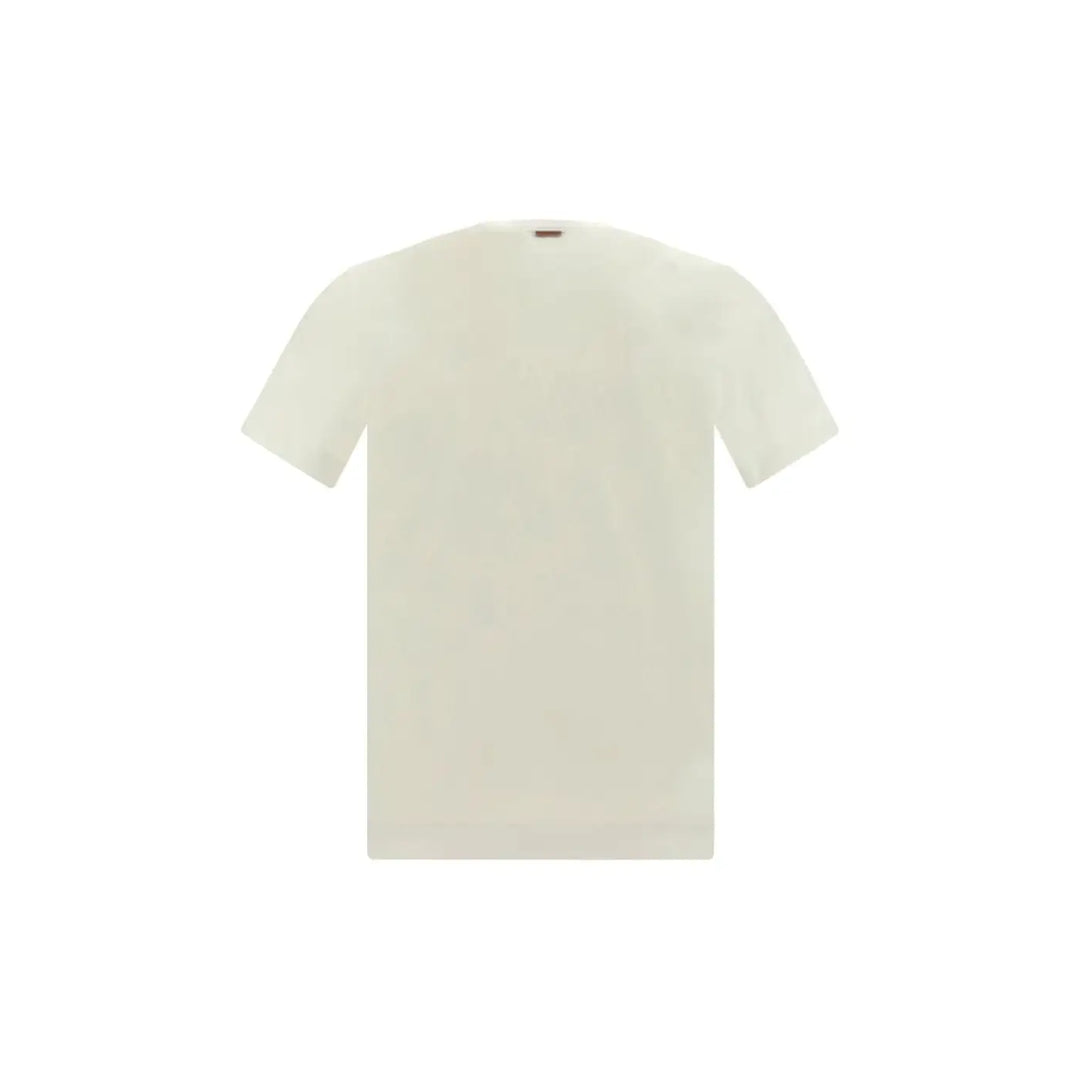ZEGNA White Cotton T-Shirt