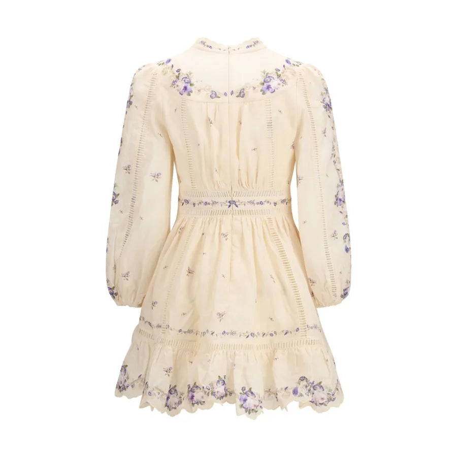 Zimmermann Beige Linen Casual Dress