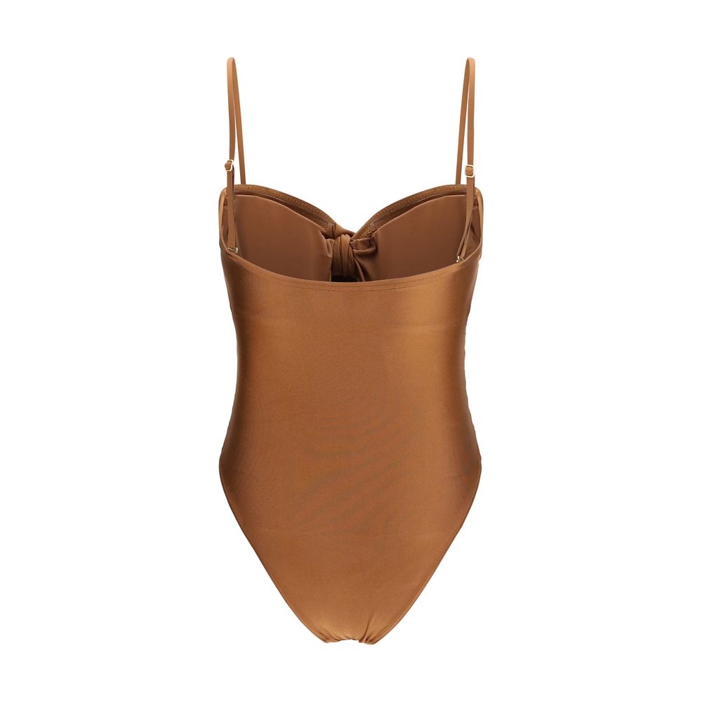 Zimmermann Beige Polyamide One-piece Swimsuit - Women’s