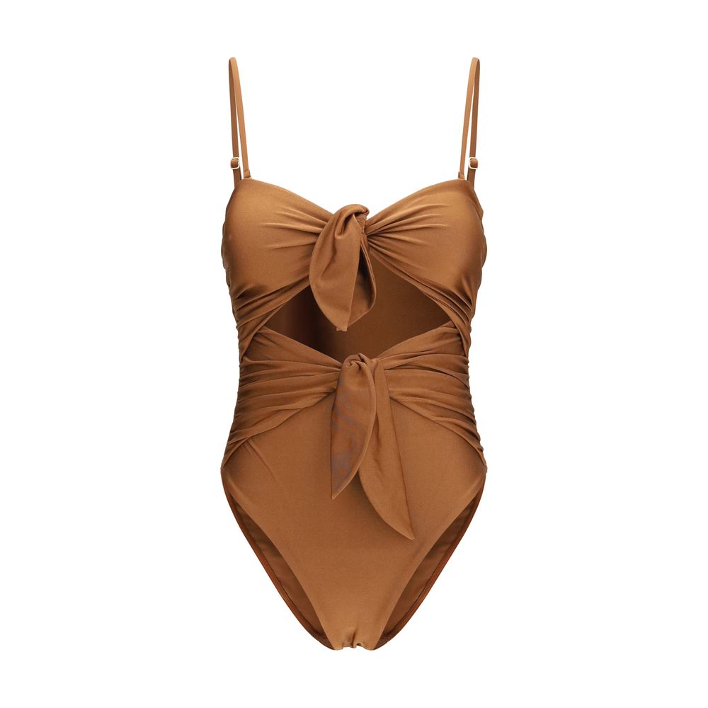 Zimmermann Beige Polyamide One-piece Swimsuit - Women’s
