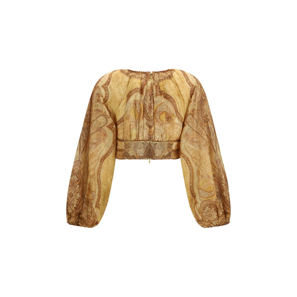 Zimmermann Blouses - Women’s Bicolor Cotton Blouse