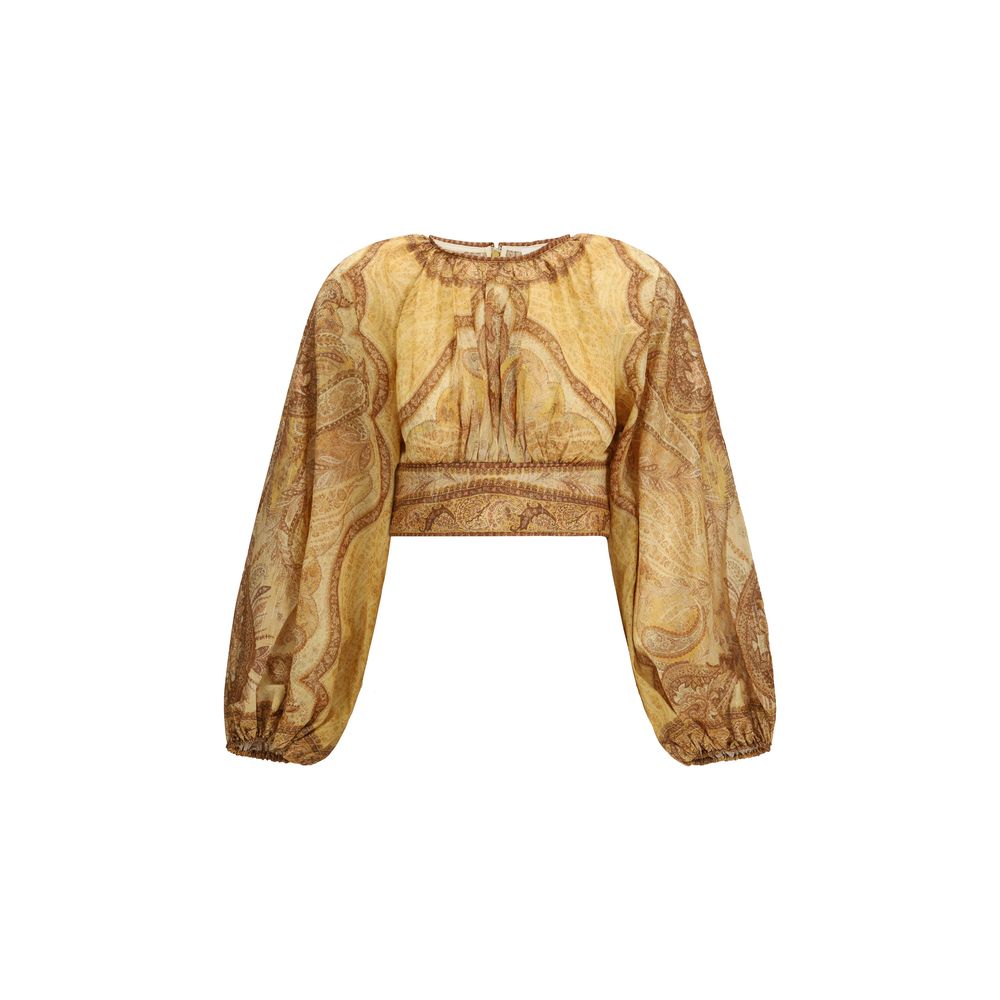 Zimmermann Blouses - Women’s Bicolor Cotton Blouse