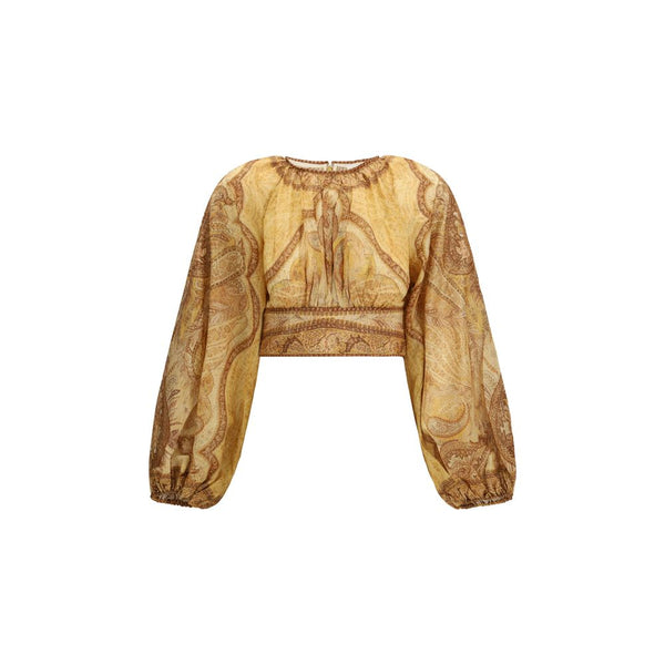Zimmermann Blouses - Women’s Bicolor Cotton Blouse