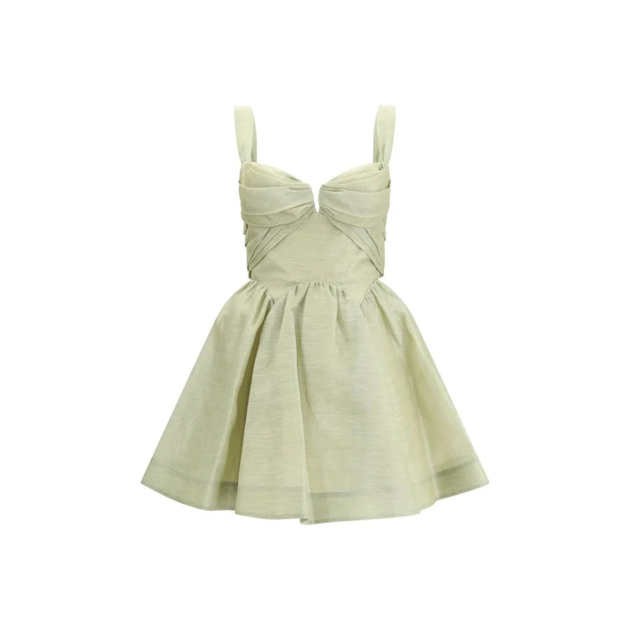 Zimmermann Bicolor Linen Casual Dress