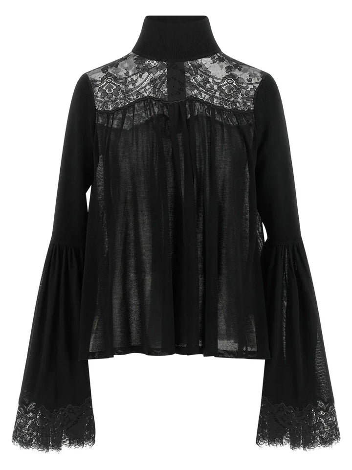 Zimmermann Black Lyocell Blouse