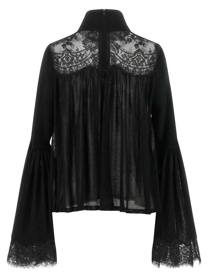 Zimmermann Black Lyocell Blouse