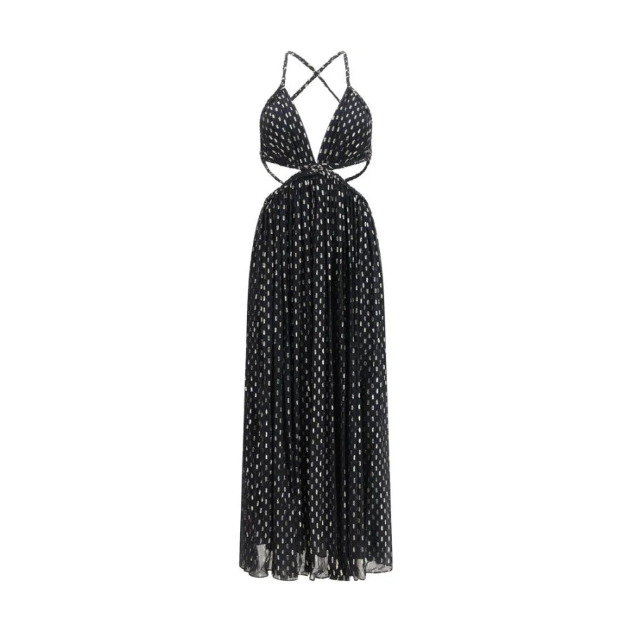 Zimmermann Black Viscose Long Dress