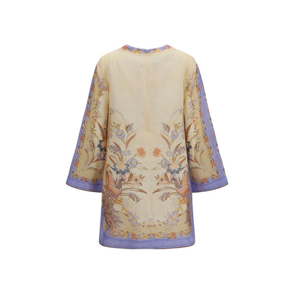 Zimmermann Multicolor Linen Casual Dress women’s dress
