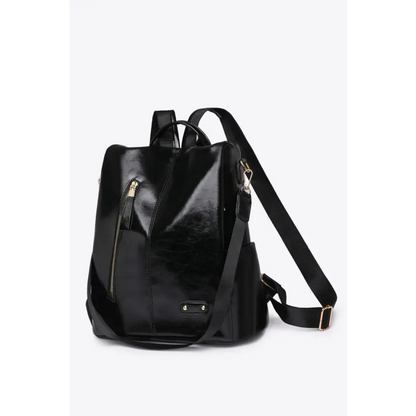 Elevate Your Style with the Chic Zipper Pocket Backpack Bags Shopping bags Trendsi